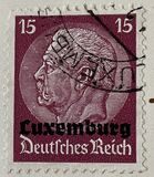 [German Empire Postage Stamps Overprinted "Luxemburg", type A7]