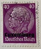 [German Empire Postage Stamps Overprinted "Luxemburg", type A11]