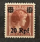 [Luxembourg Postage Stamps Surcharged, type B8]