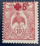 [Red Cross - Surcharged 5c, type O7]