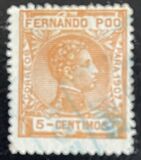 [King Alfonso XIII - Blue Control Number on Back Side, タイプ AI4]