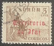[Spanish Postage Stamps Overprinted "Territorio de Ifni" in Gothic Script, tip I1]