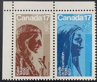 [The 17th-century Canadian Women. Statues by Emile Brunet, type AAF]
