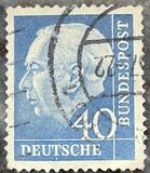 [Professor Th.Heuss - New Size and Colors, Typ DB1]