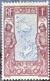 [Fishermen & Map of St. Pierre et Miquelon, Tipi Z]