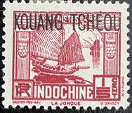 [Indochinese Postage Stamps Overprinted "KOUANG-TCHÈOU", Tip J1]