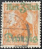 [German Empire Stamp Overprinted, Scrivi H]
