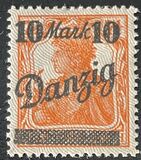 [German Empire Stamp Overprinted, Scrivi J]