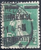 [French Postage Stamps Overprinted "MEMEL" and Surcharged, प्रकार B]