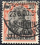 [German Empire Postage Stamps Overprinted "SAARGEBIET", 类型 F4]