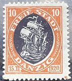 [Proclamation of the Free City of Danzig - Cog (Armed Merchant Ship), Вид Q1]