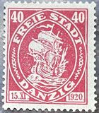 [Proclamation of the Free City of Danzig - Cog (Armed Merchant Ship), Вид Q5]