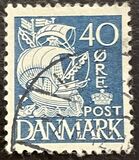 [Caravel - 1 Line of Fields Left of "D" in "DENMARK", Вид AT19]