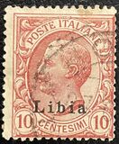 [Italian Postage Stamps Overprinted "Libia", प्रकार A3]