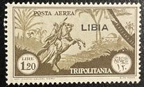 [Airmail - Italian Tripolitania Stamps Overprinted "LIBIA", τύπος AN3]