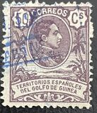 [King Alfonso XIII - Blue Control Number on Back Side, type I9]