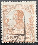 [King Alfonso XIII - Blue Control Number on Back Side, type L9]