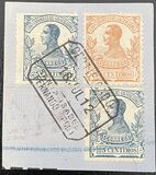 [King Alfonso XIII - Blue Control Number on Back Side, type L6]