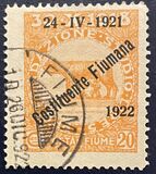 [New Daily Stamps from 1919 Overprinted "24-IV-1921 - Costituente Fiumana", тып AU3]
