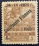 [New Daily Stamps from 1919 Overprinted "24-IV-1921 - Costituente Fiumana", тып AW2]