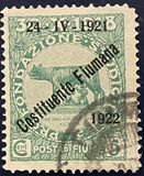 [New Daily Stamps from 1919 Overprinted "24-IV-1921 - Costituente Fiumana", тып AU]