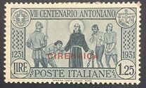 [Not Issued Italian Stamps Overprinted "CIRENAICA", Scrivi R5]