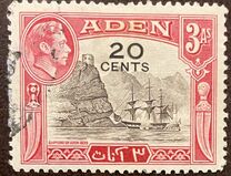 [No. 18 and 20-28 Overprinted New Values in Red or Black, type M3]