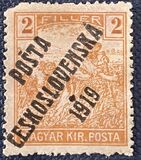 [Hungarian Postage Stamps Overprinted - Colored Value Numbers, type AG2]