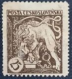 [Definitives - The 1st Anniversary of Czezhoslovak Independence, type J12]