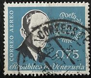[Airmail - The 5th Anniversary of the Death of Andres Eloy Blanco, Poet, 1898-1955, type AXL4]