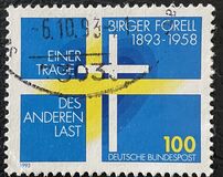 [The 100th Anniversary of the Birth of Birger Forell, Swedish Theologian, type BDJ]