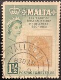 [The 100th Anniversary of the First Malta Stamp, Tip CV]