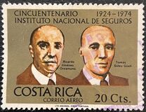 [Airmail - The 50th Anniversary of Costa Rican Insurance Institute, tegund TH]