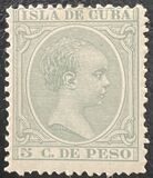 [King Alfonso XIII, Inscription "ISLA DE CUBA", प्रकार L3]