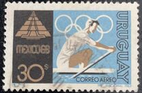 [Airmail - Olympic Games - Mexico City, Mexico, Scrivi UT]