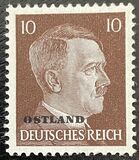[German Empire Postage Stamps Overprinted "OSTLAND", type A1]