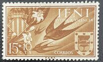 [Charity Stamps for Valencia - Barn Swallow & Coat of Arms, type AV1]
