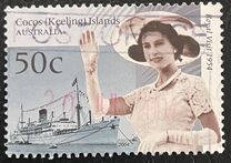 [The 50th Anniversary of the Royal Tour to Australia - Visit of Queen Elizabeth II to Cocos Island, տեսակ PA]