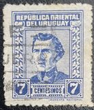 [General Jose Artigas - With Imprint "IMPRENTA NACIONAL" Bottom Right, tyyppi IW8]