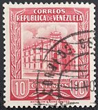 [Caracas Central Post Office - Inscription "CORREOS - REPUBLICA DE VENEZUELA", tip AIK26]