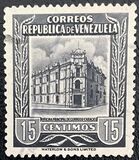 [Caracas Central Post Office - Inscription "CORREOS - REPUBLICA DE VENEZUELA", tip AIK27]