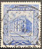 [Caracas Central Post Office - Inscription "CORREOS - REPUBLICA DE VENEZUELA", tip AIK28]