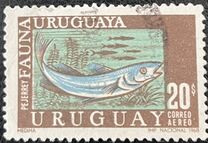 [Airmail - Uruguayan Marine Fauna, Scrivi UH]