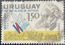 [Airmail - the 200th Anniversary of the Birth of General Jose Artigas, tipas QO]