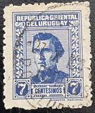 [General Jose Artigas - With Imprint "IMPRENTA NACIONAL" Bottom Right, tyyppi IW8]