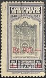 [Airmail - Currency Revaluation - Founding of La Paz stamps of 1951 Surcharged, type FO3]