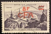 [Stamp of France 1951 Overprinted CFA and Surcharged, type CK1]