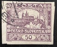 [Definitives - "ČESKO-SLOVENSKÁ" Above Value, Scrivi G3]