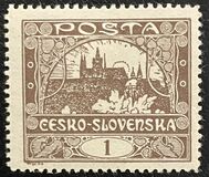 [Definitives - "ČESKO-SLOVENSKÁ" Above Value, Scrivi G2]