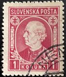 [Andrej Hlinka - Inscription "SLOVENSKÁ POŠTA", タイプ E5]